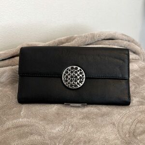 Coach NWT Alexandra Slim Envelope Wallet Black Sv